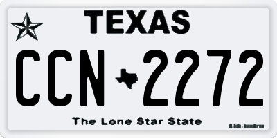 TX license plate CCN2272
