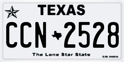TX license plate CCN2528