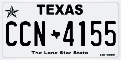 TX license plate CCN4155