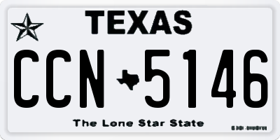 TX license plate CCN5146