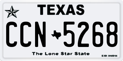 TX license plate CCN5268