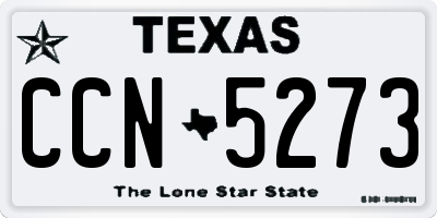 TX license plate CCN5273