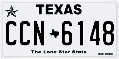 TX license plate CCN6148