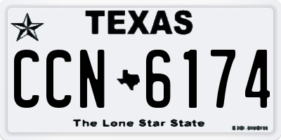 TX license plate CCN6174