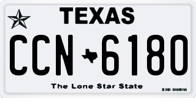 TX license plate CCN6180