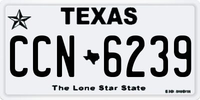TX license plate CCN6239