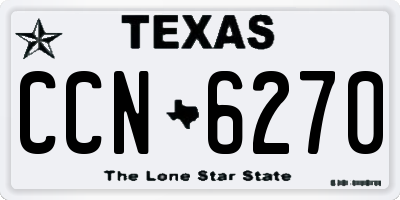 TX license plate CCN6270