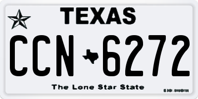 TX license plate CCN6272