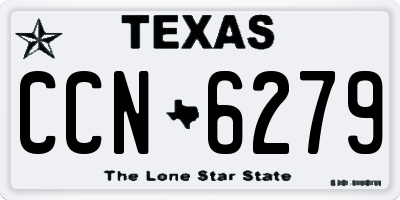 TX license plate CCN6279