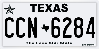 TX license plate CCN6284
