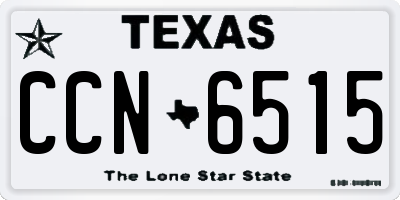 TX license plate CCN6515