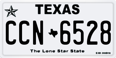 TX license plate CCN6528