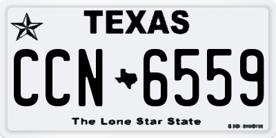 TX license plate CCN6559