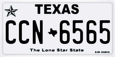 TX license plate CCN6565
