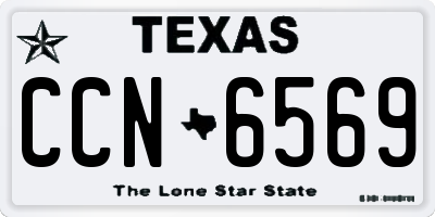 TX license plate CCN6569