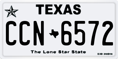 TX license plate CCN6572