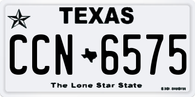TX license plate CCN6575