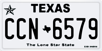TX license plate CCN6579