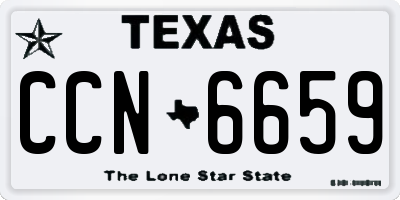 TX license plate CCN6659