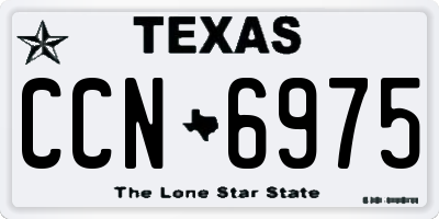 TX license plate CCN6975