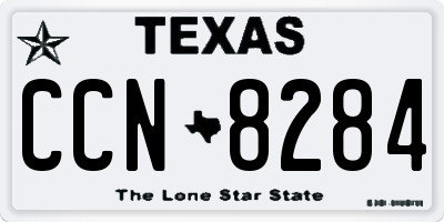 TX license plate CCN8284