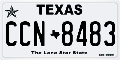 TX license plate CCN8483