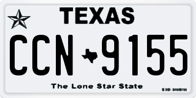 TX license plate CCN9155