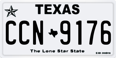 TX license plate CCN9176