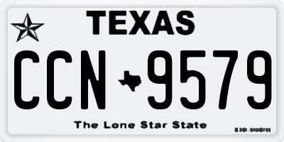 TX license plate CCN9579