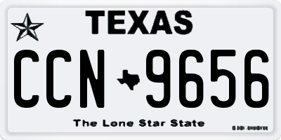 TX license plate CCN9656