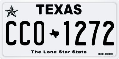 TX license plate CCO1272