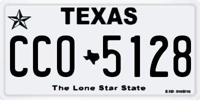 TX license plate CCO5128