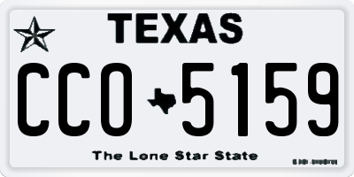 TX license plate CCO5159
