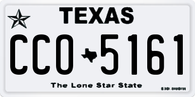 TX license plate CCO5161