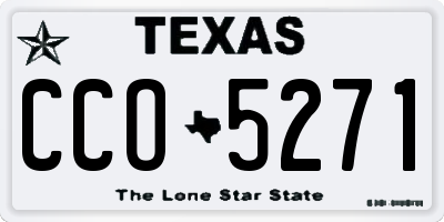 TX license plate CCO5271
