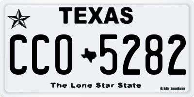 TX license plate CCO5282