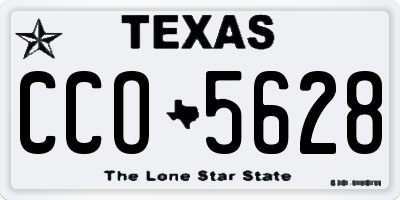 TX license plate CCO5628