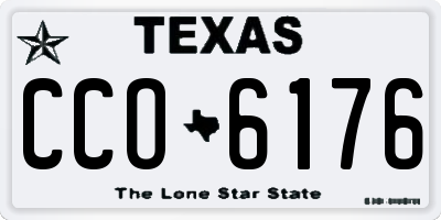 TX license plate CCO6176