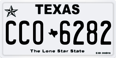 TX license plate CCO6282