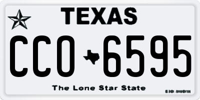 TX license plate CCO6595