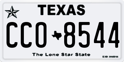 TX license plate CCO8544