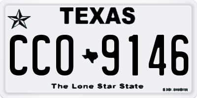TX license plate CCO9146