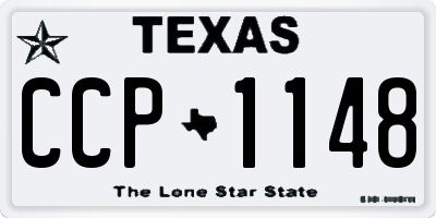 TX license plate CCP1148
