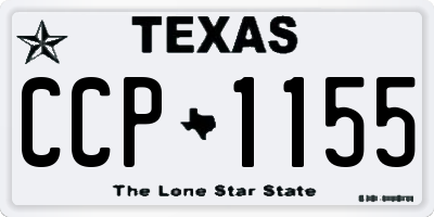 TX license plate CCP1155