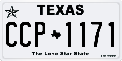 TX license plate CCP1171