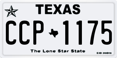 TX license plate CCP1175