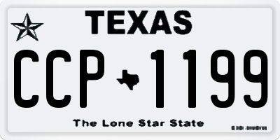 TX license plate CCP1199
