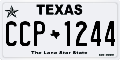 TX license plate CCP1244