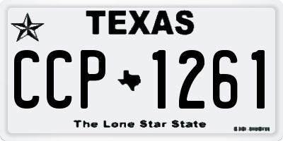 TX license plate CCP1261