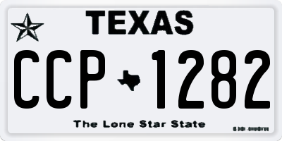 TX license plate CCP1282